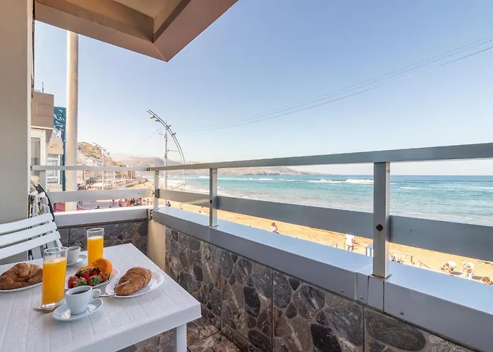 公寓 Seafront Terrace Canteras 大加那利岛拉斯帕尔马斯